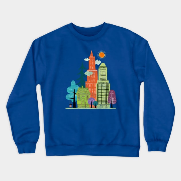 Swing set Crewneck Sweatshirt by Rebelform